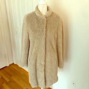 Kenneth Cole Leopard Lined Faux Fur Walker